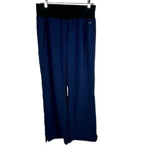 Jockey Sport Men's Size32 Color Blue Fleece Lined Sweatpants Cozy Soft Touch